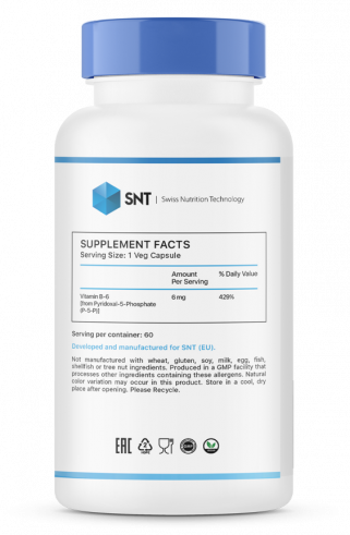 SNT Vitamin P-5-P 6 mg, 60 капсул